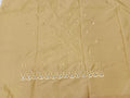 Beige Gold Embroidery Blouse Fabric – Designer Half Pattu Material (1.25 Meter)