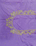 Elegant  Maggam Work Blouse Material with Handcrafted  Embroidery
