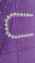 Elegant  Maggam Work Blouse Material with Handcrafted  Embroidery