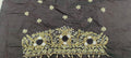 Elegant  Maggam Work Blouse Material with Handcrafted  Embroidery