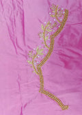 Elegant  Maggam Work Blouse Material with Handcrafted  Embroidery
