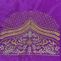 Embroidery Blouse Fabric – Designer Half Pattu Blouse Material (1.25 Meter)