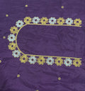 Embroidery Blouse Fabric – Designer Half Pattu Blouse Material (1.25 Meter)