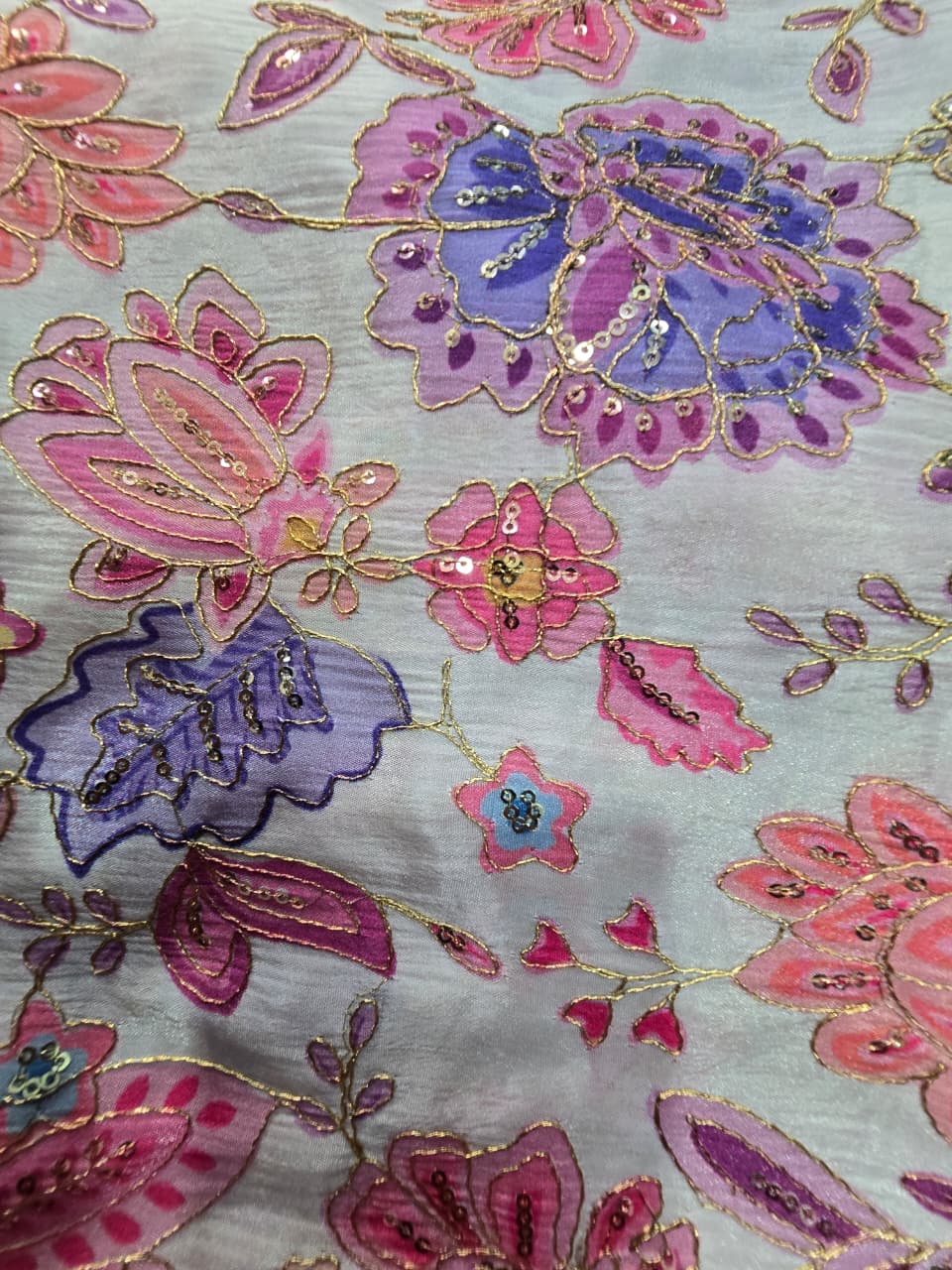 Position Print Blouse Piece – Designer Fabric | 1 Meter