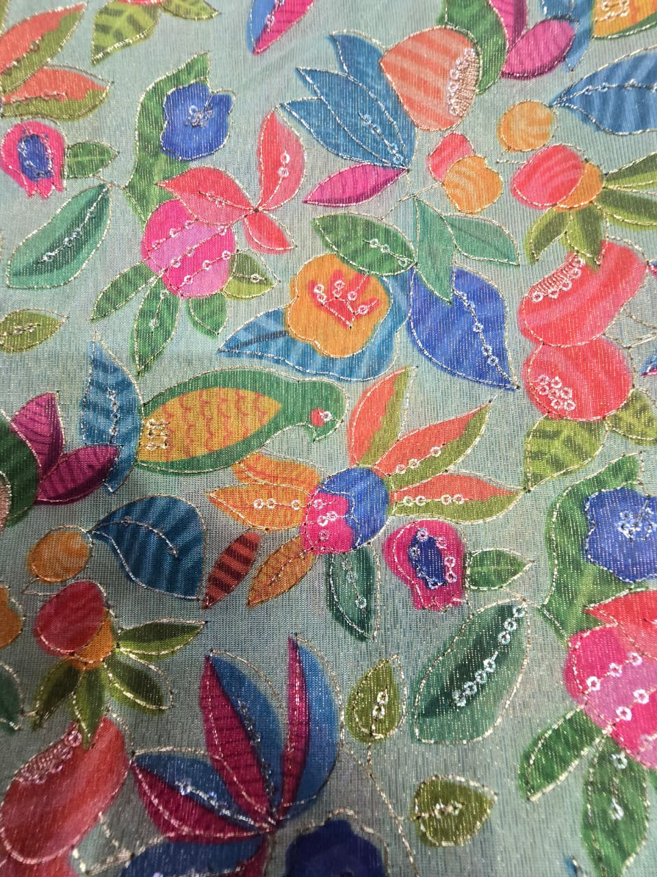 Position Print Blouse Piece – Designer Fabric | 1 Meter