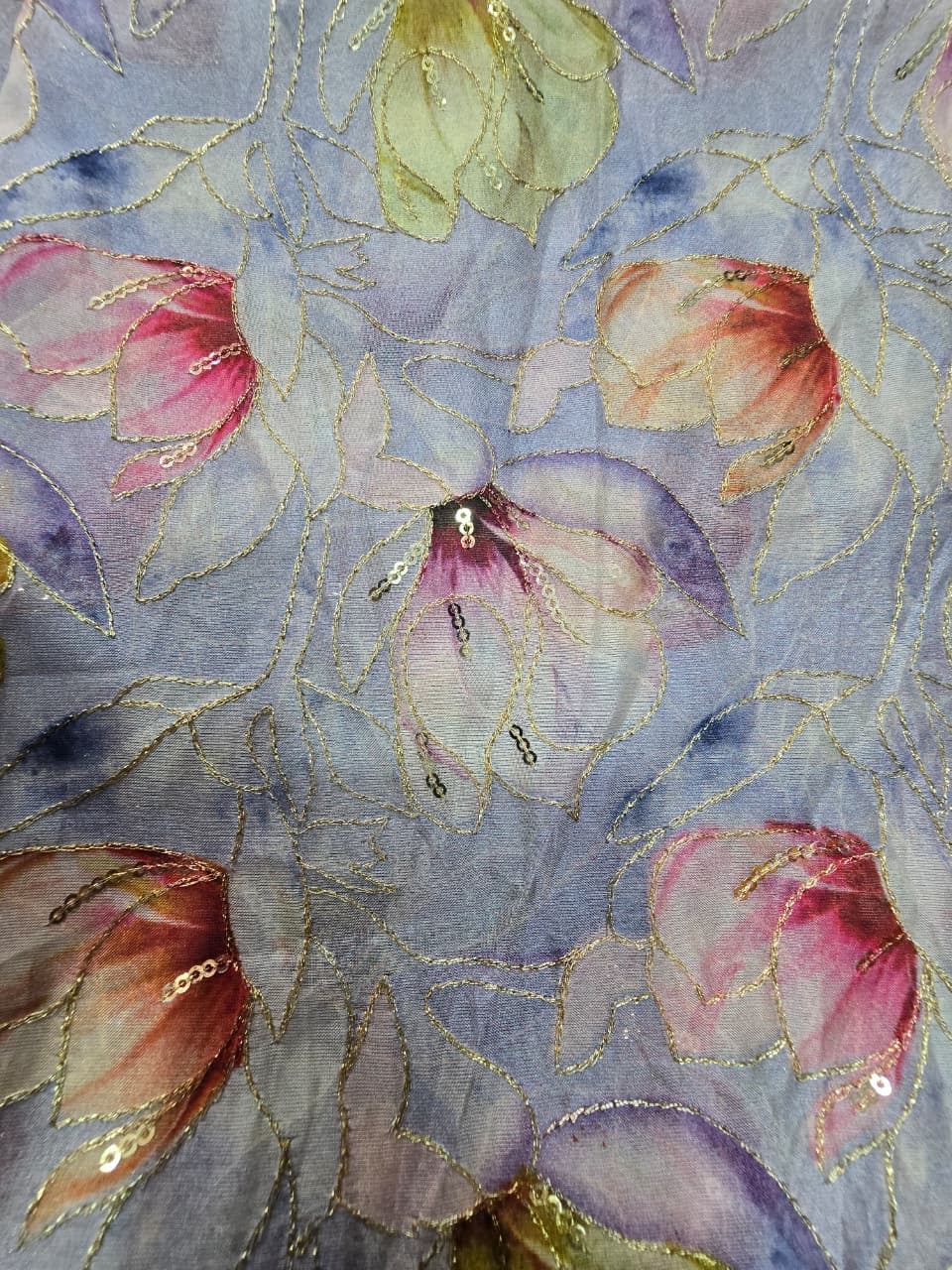 Position Print Blouse Piece – Designer Fabric | 1 Meter