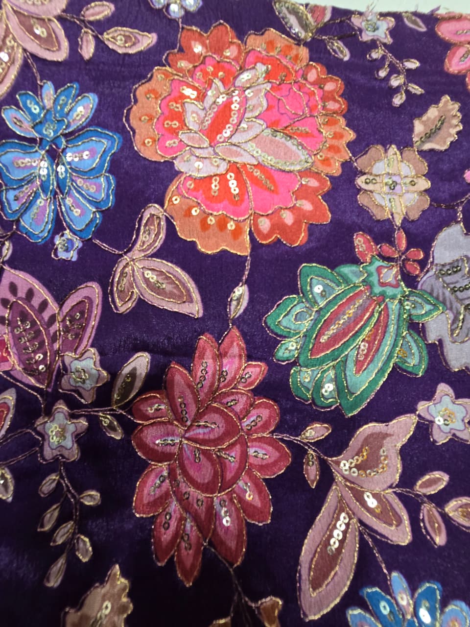 Position Print Blouse Piece – Designer Fabric | 1 Meter