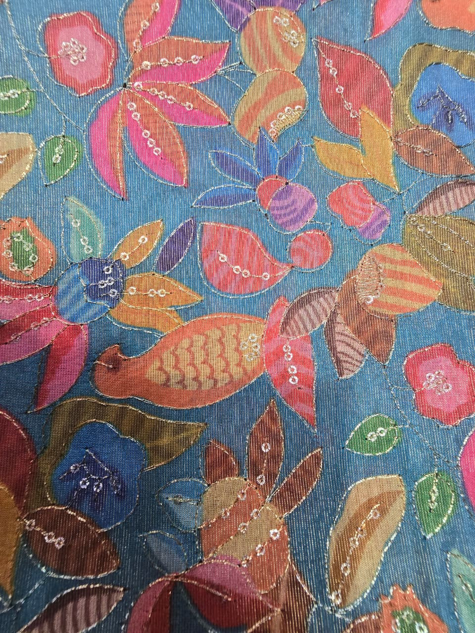 Position Print Blouse Piece – Designer Fabric | 1 Meter