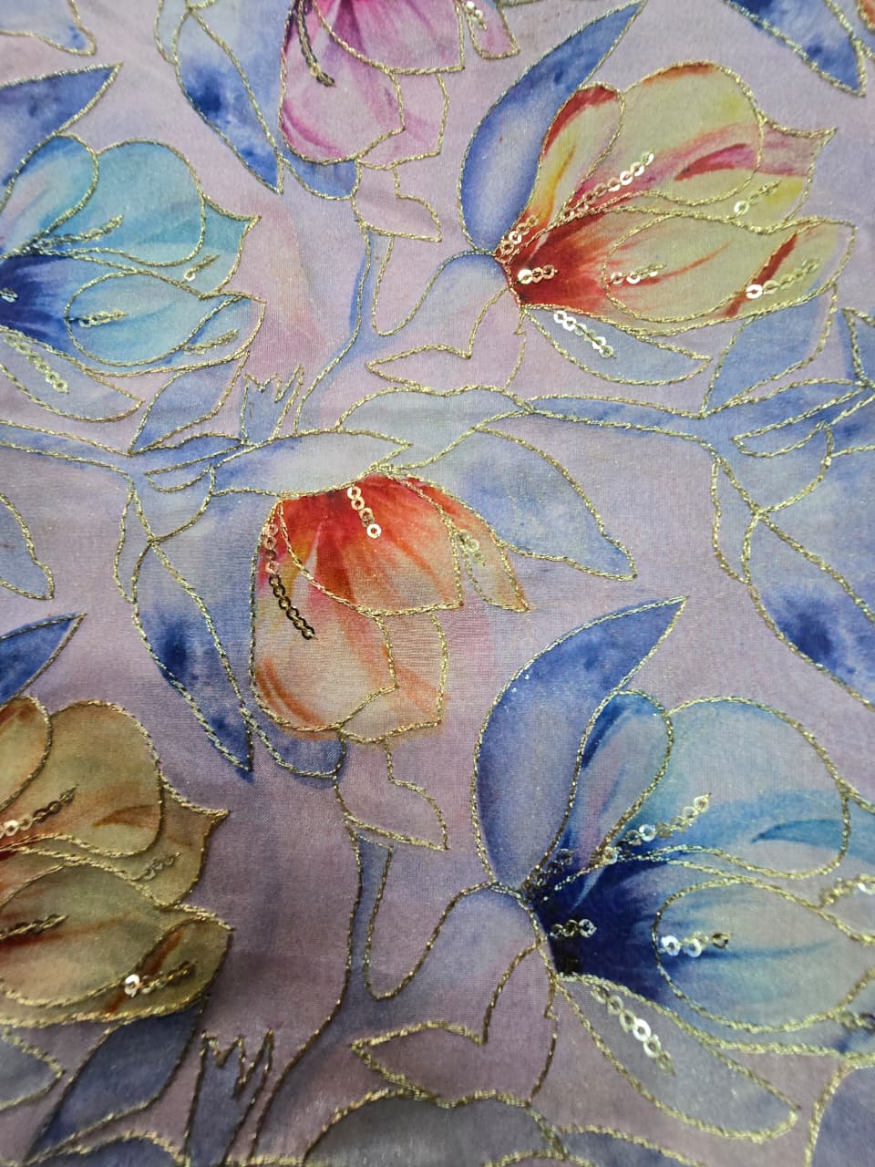 Position Print Blouse Piece – Designer Fabric | 1 Meter