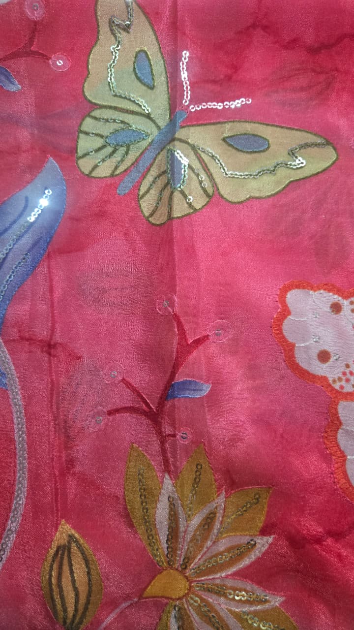 Position Print Blouse Piece – Designer Fabric | 1 Meter