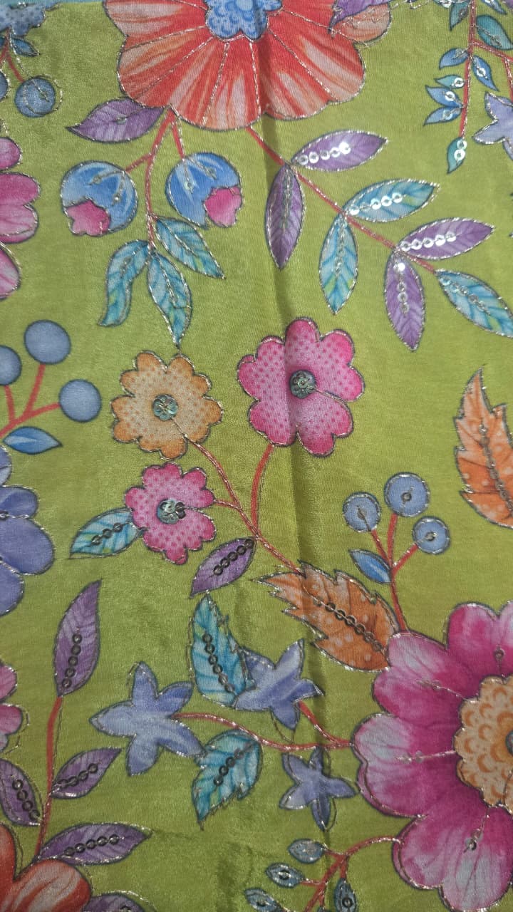 Position Print Blouse Piece – Designer Fabric | 1 Meter