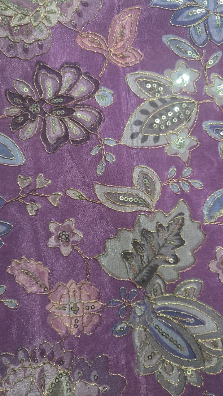 Position Print Blouse Piece – Designer Fabric | 1 Meter