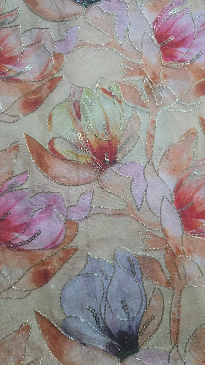 Position Print Blouse Piece – Designer Fabric | 1 Meter