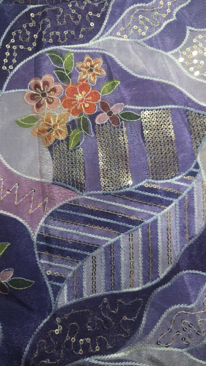 Position Print Blouse Piece – Designer Fabric | 1 Meter