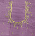 Embroidery Blouse Fabric – Designer Half Pattu Blouse Material (1.25 Meter)