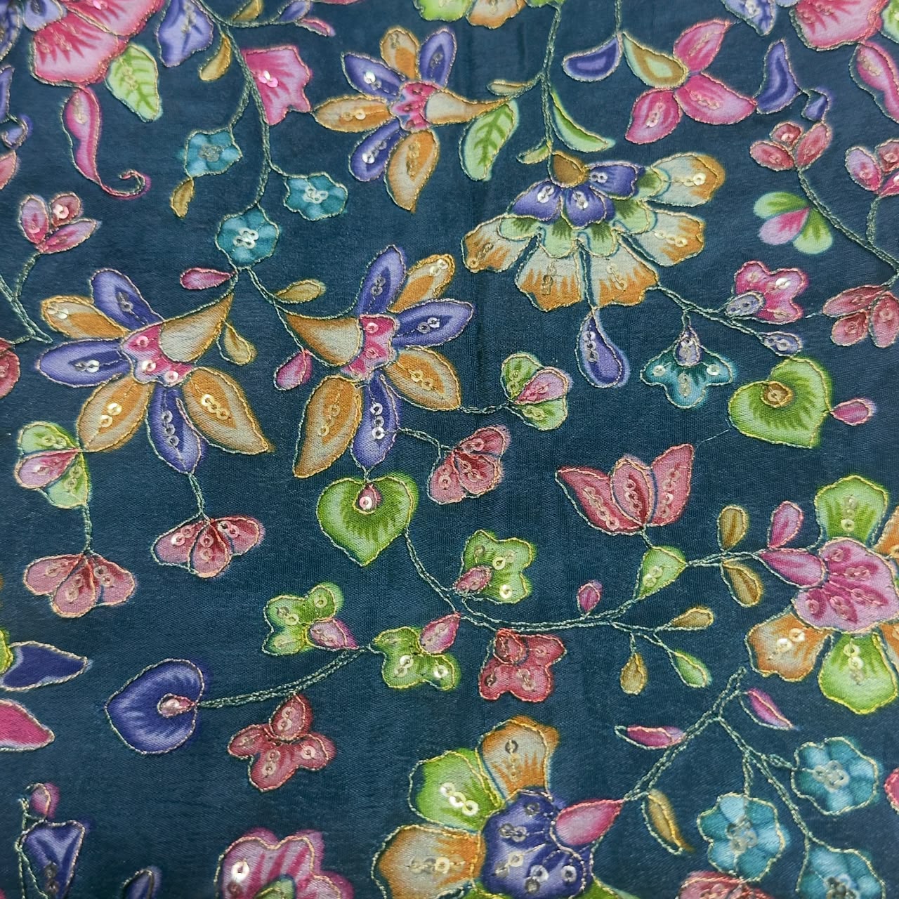 Position Print Blouse Piece – Designer Fabric | 1 Meter
