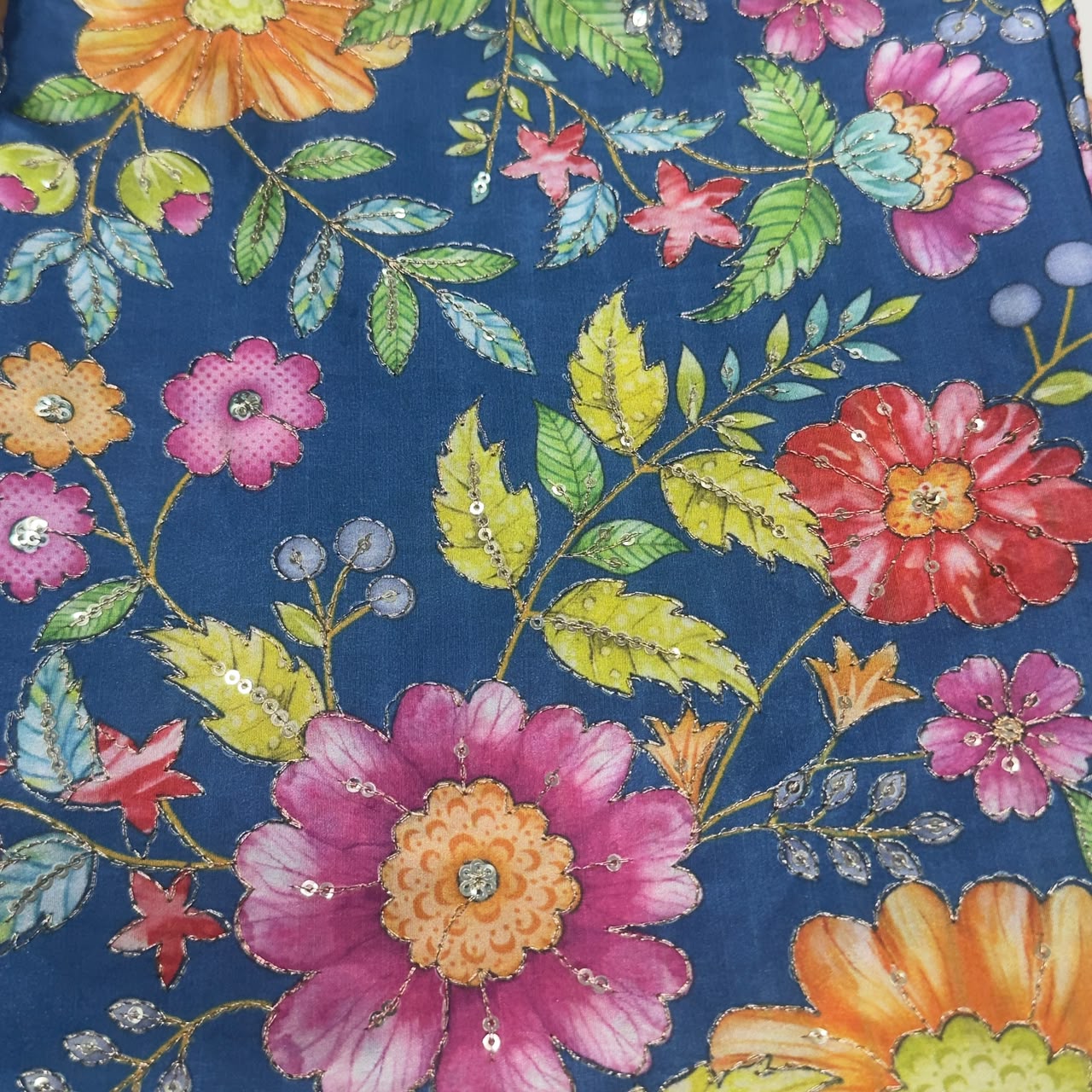 Position Print Blouse Piece – Designer Fabric | 1 Meter
