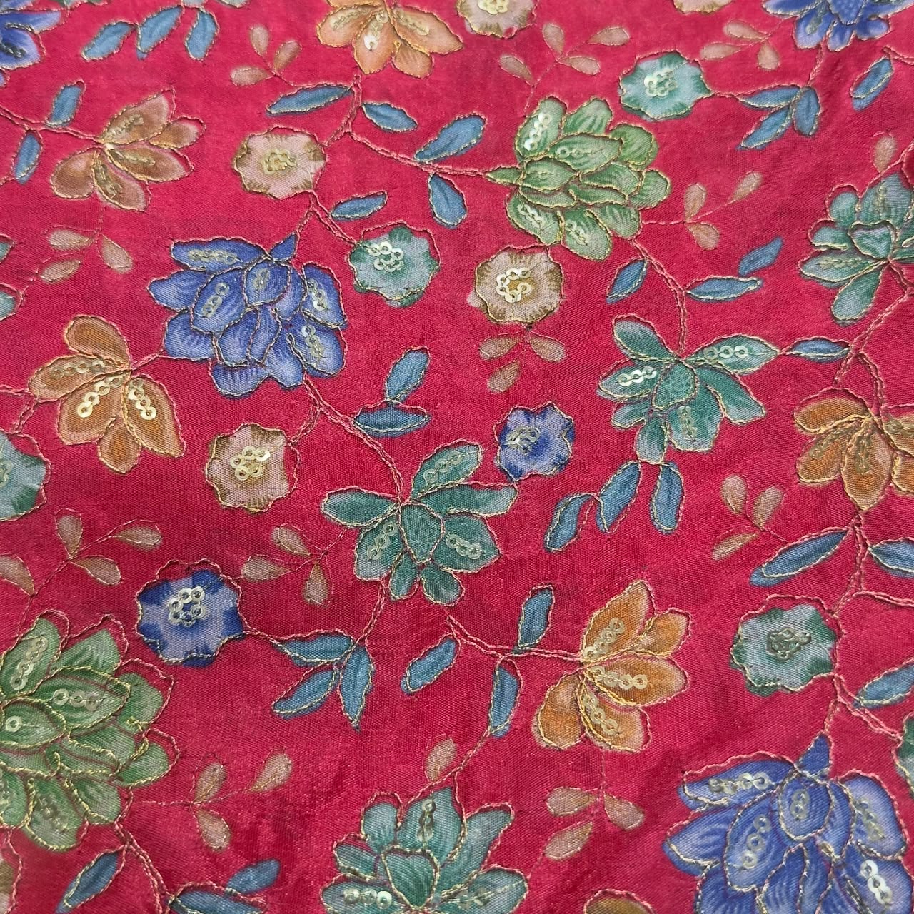 Position Print Blouse Piece – Designer Fabric | 1 Meter
