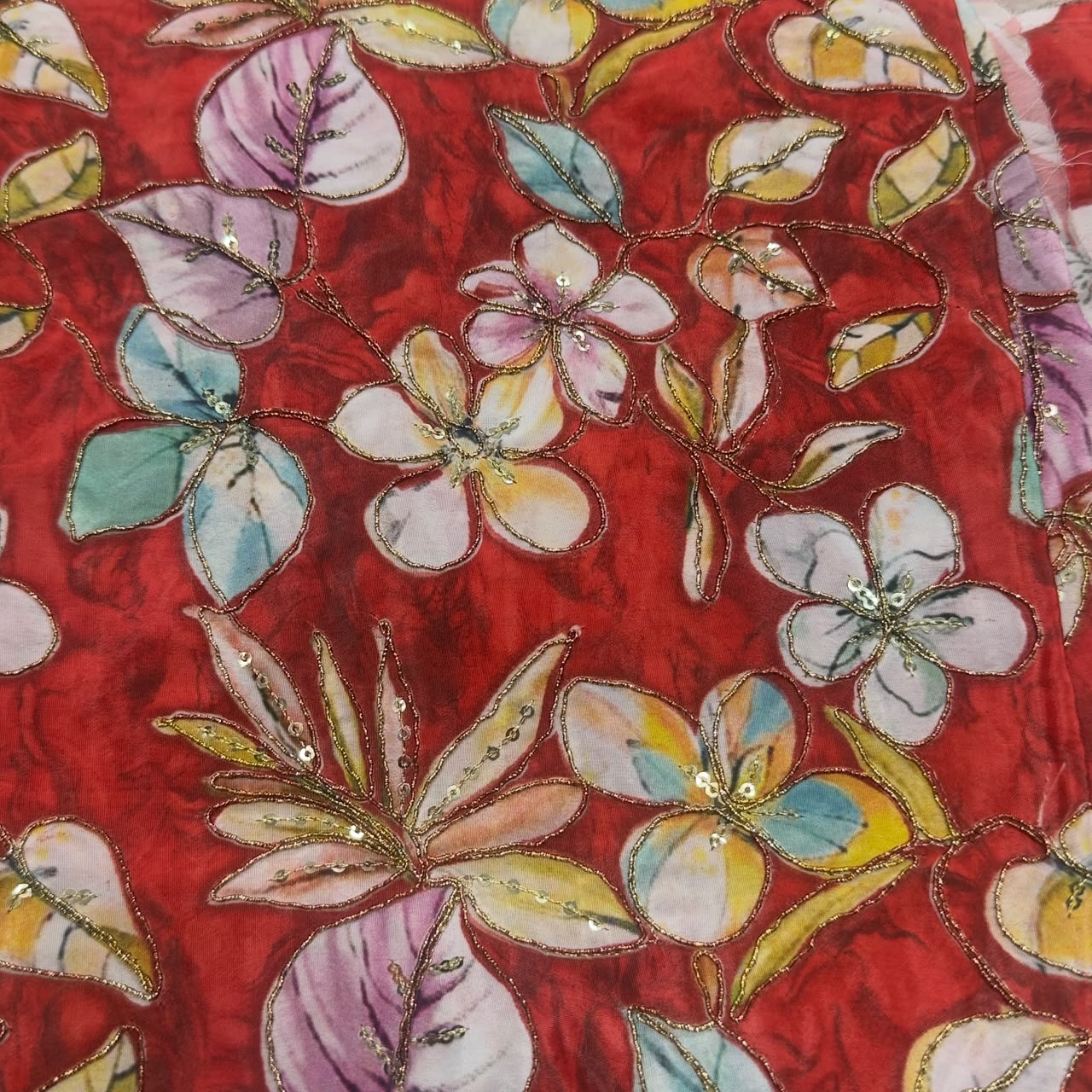 Position Print Blouse Piece – Designer Fabric | 1 Meter