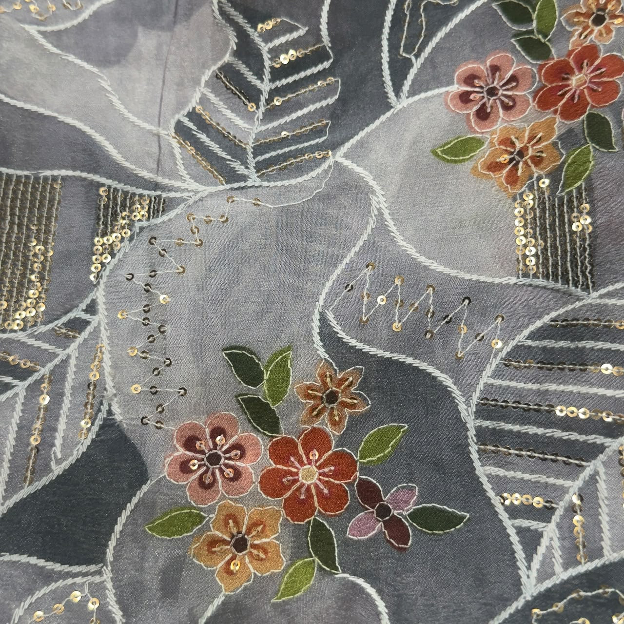 Position Print Blouse Piece – Designer Fabric | 1 Meter