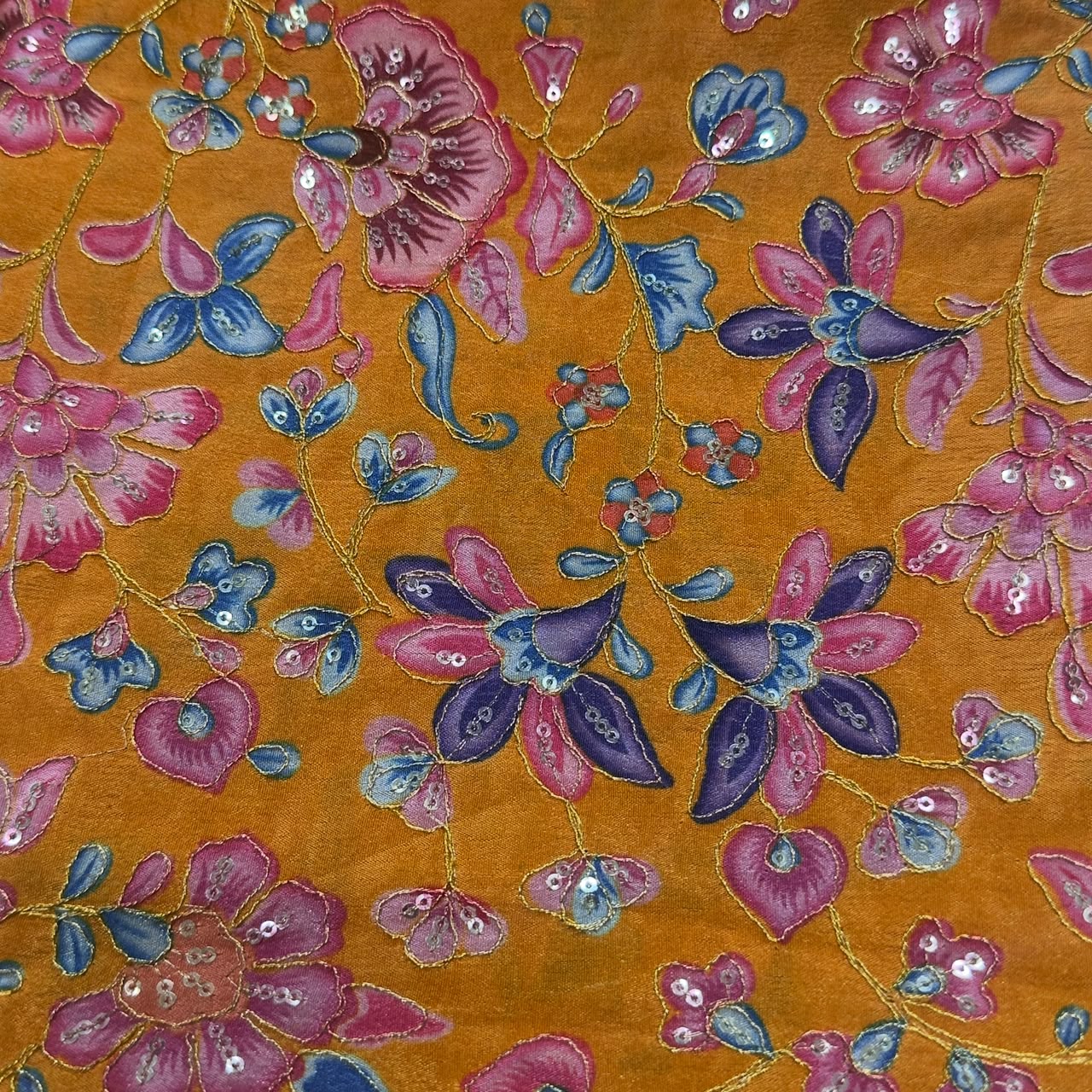 Position Print Blouse Piece – Designer Fabric | 1 Meter