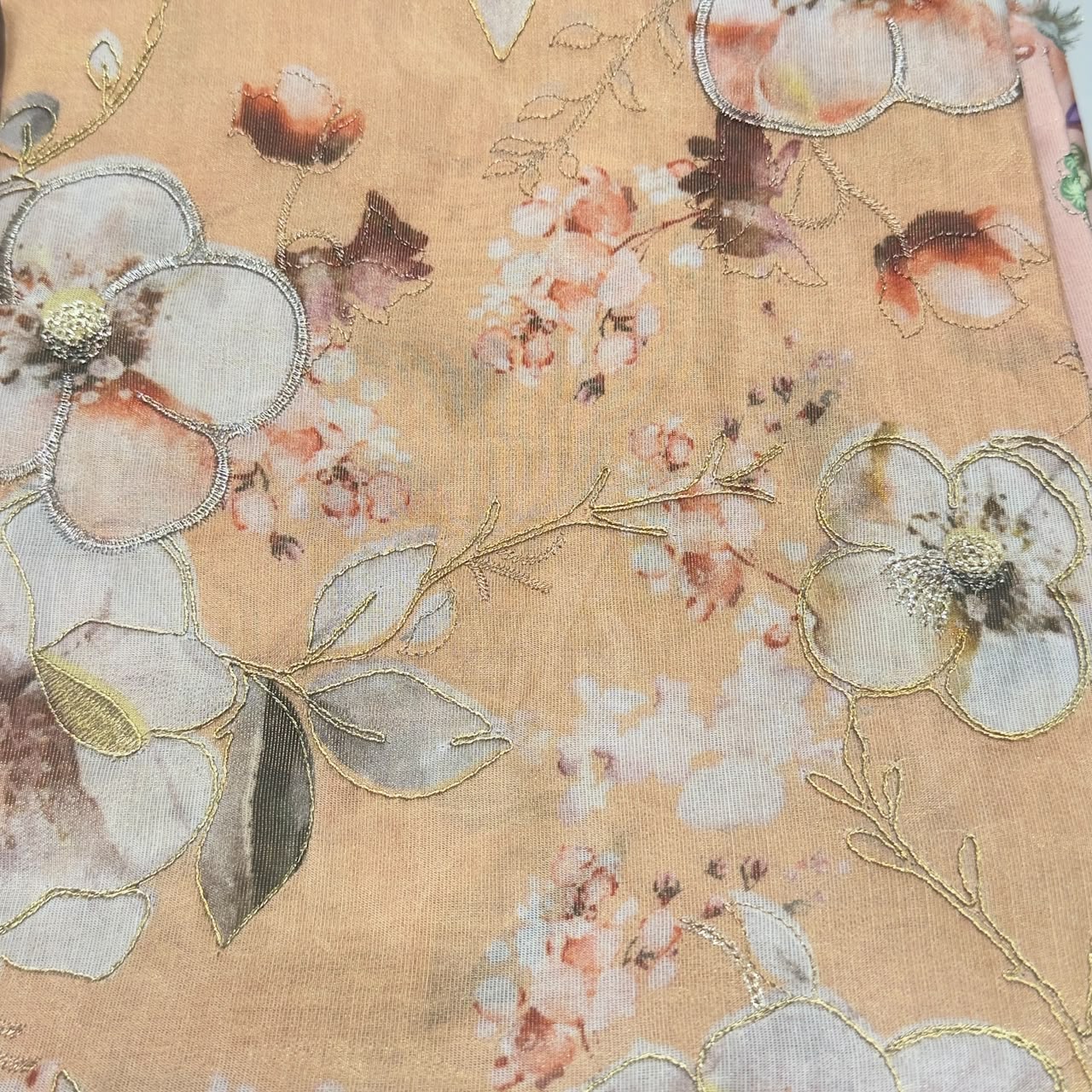 Position Print Blouse Piece – Designer Fabric | 1 Meter