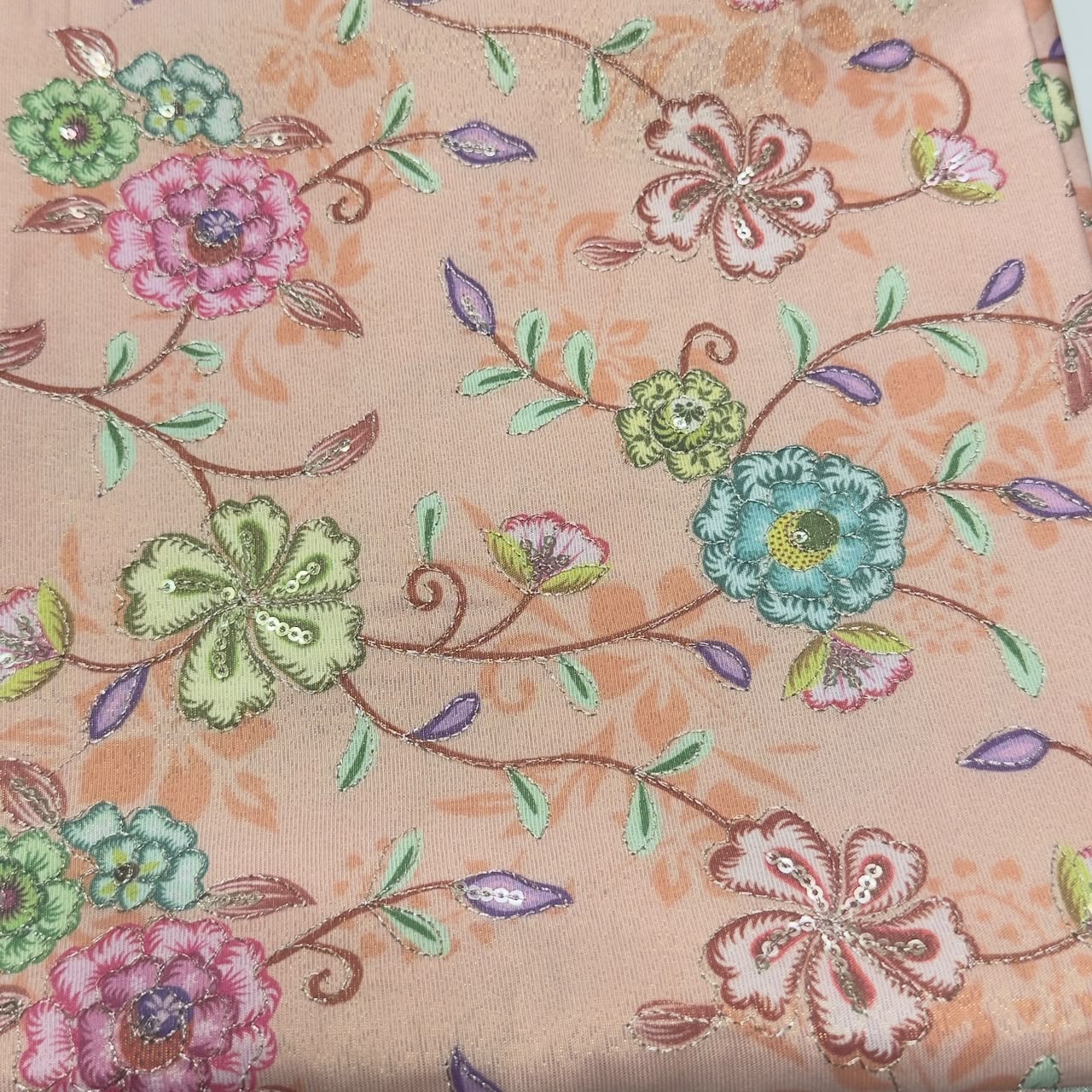 Position Print Blouse Piece – Designer Fabric | 1 Meter