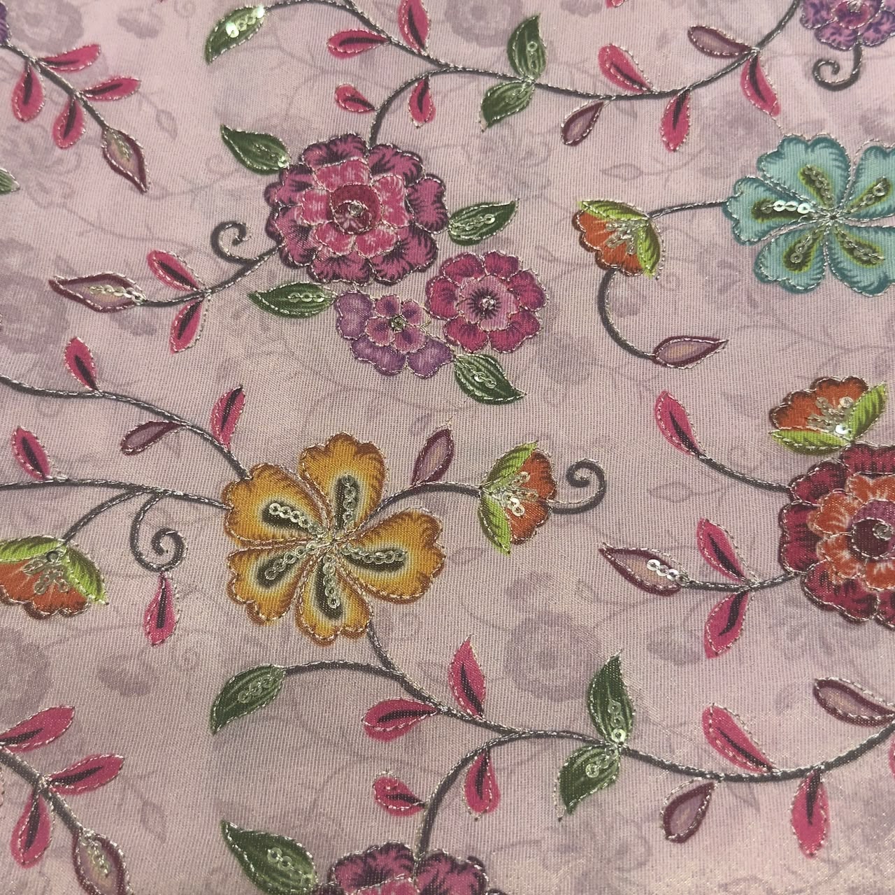 Position Print Blouse Piece – Designer Fabric | 1 Meter