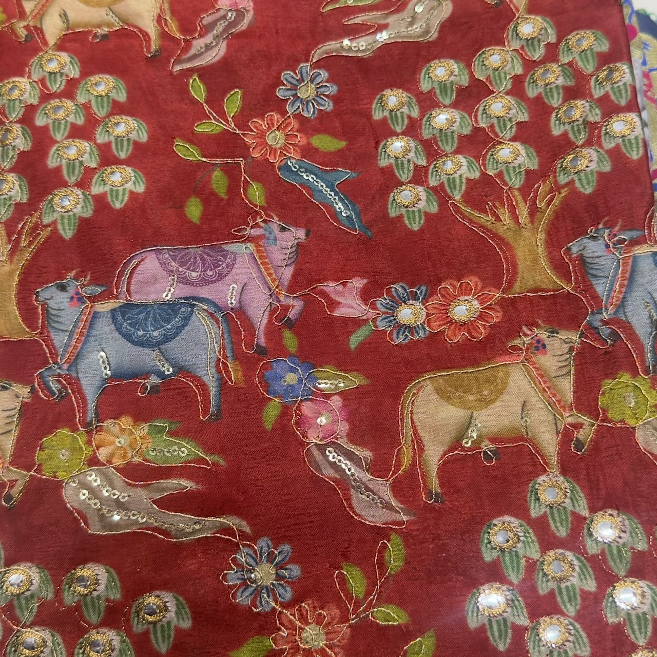 Position Print Blouse Piece – Designer Fabric | 1 Meter