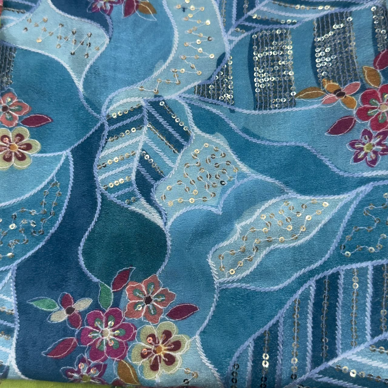 Position Print Blouse Piece – Designer Fabric | 1 Meter