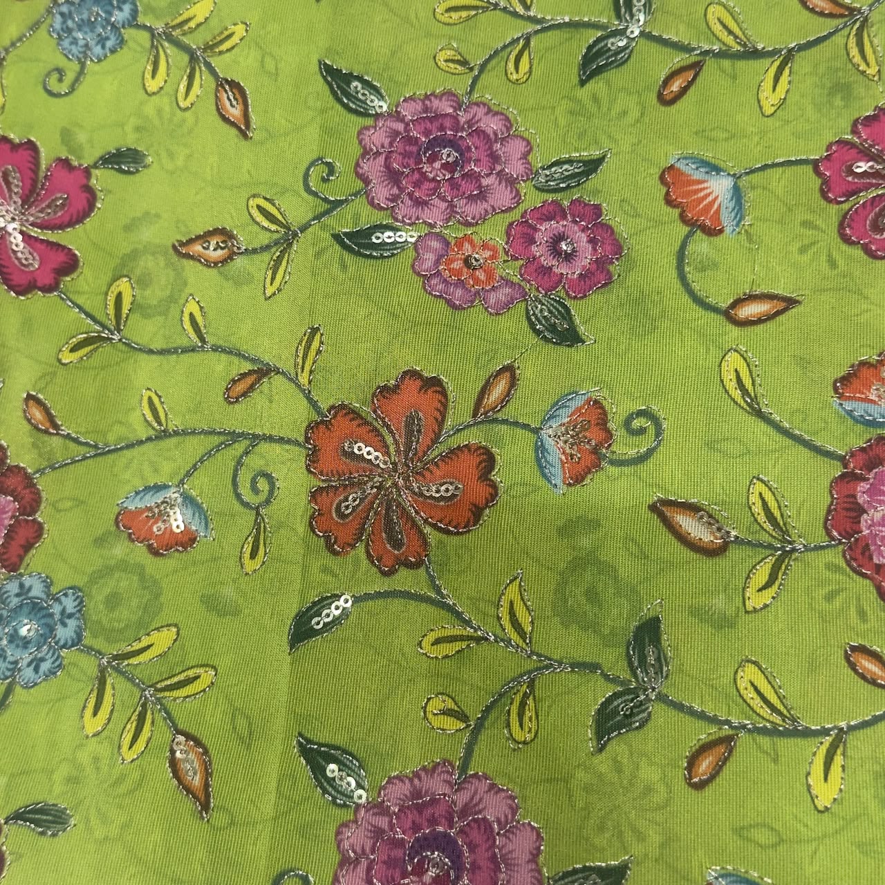 Position Print Blouse Piece – Designer Fabric | 1 Meter