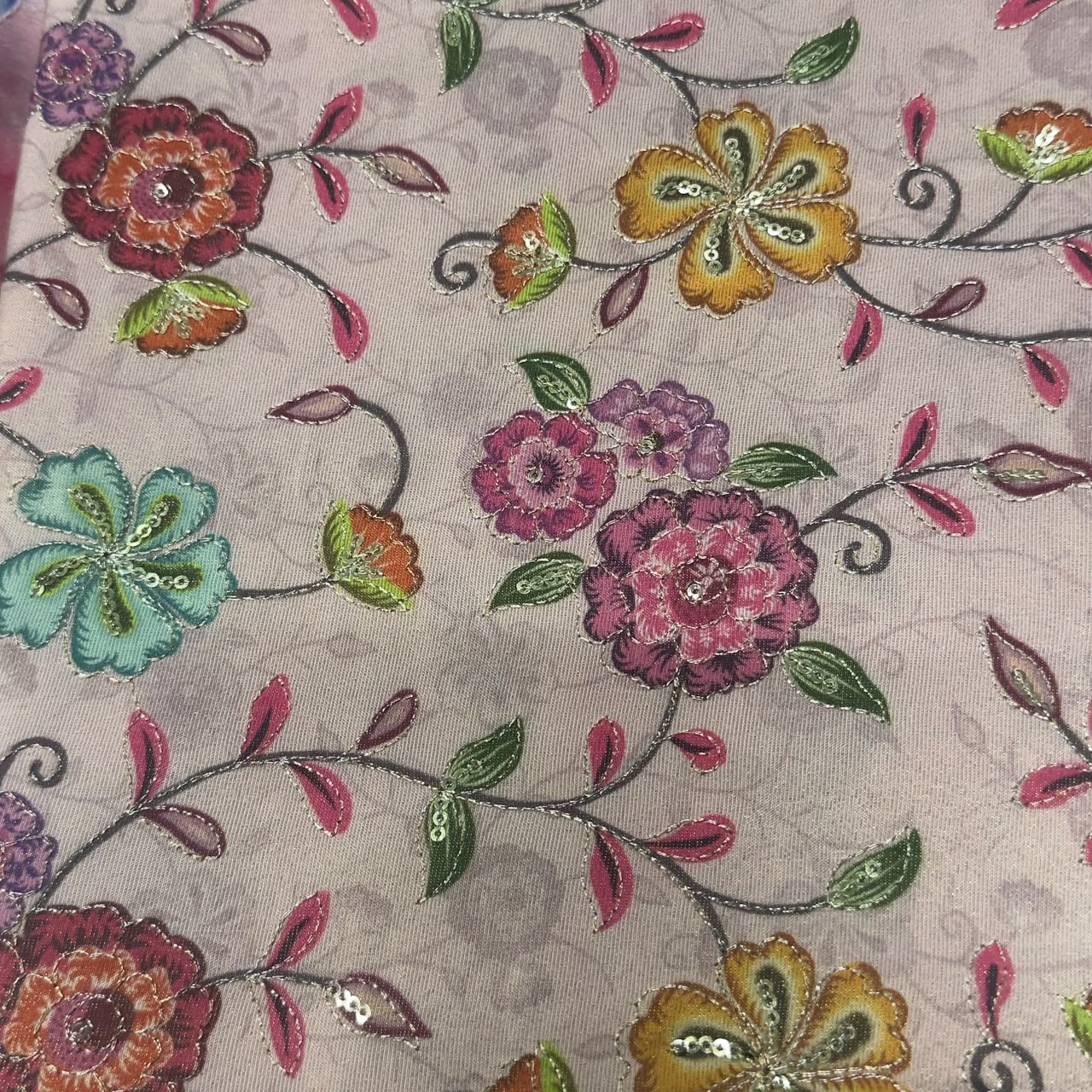 Position Print Blouse Piece – Designer Fabric | 1 Meter