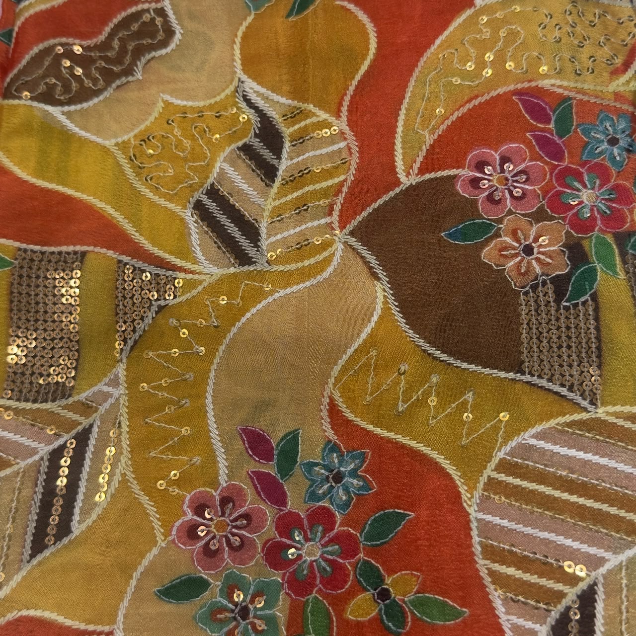 Position Print Blouse Piece – Designer Fabric | 1 Meter