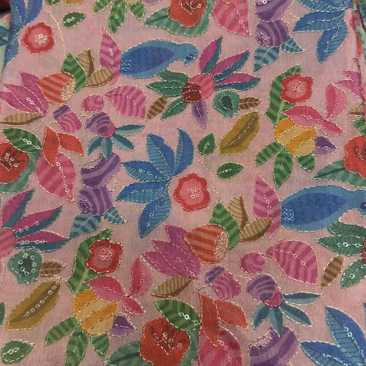 Position Print Blouse Piece – Designer Fabric | 1 Meter