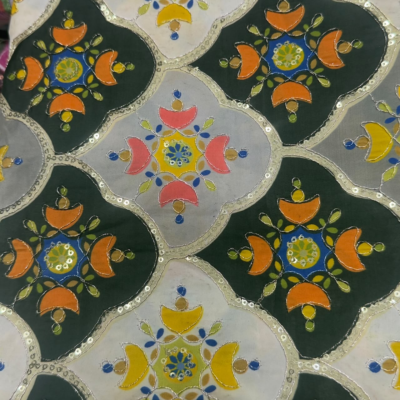 Position Print Blouse Piece – Designer Fabric | 1 Meter