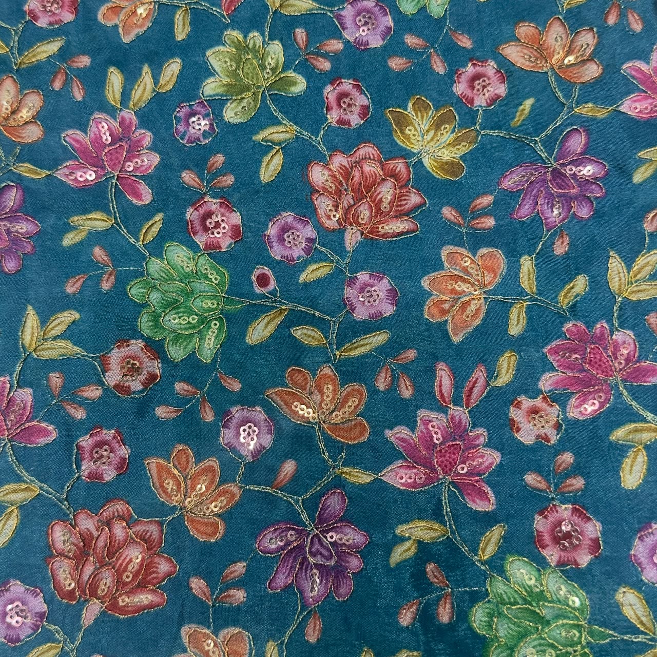 Position Print Blouse Piece – Designer Fabric | 1 Meter