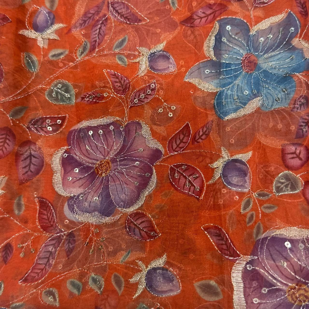 Position Print Blouse Piece – Designer Fabric | 1 Meter