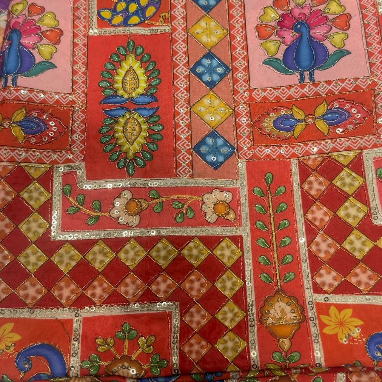 Position Print Blouse Piece – Designer Fabric | 1 Meter