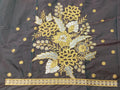 Embroidery Blouse Fabric – Designer Half Pattu Blouse Material (1.25 Meter)