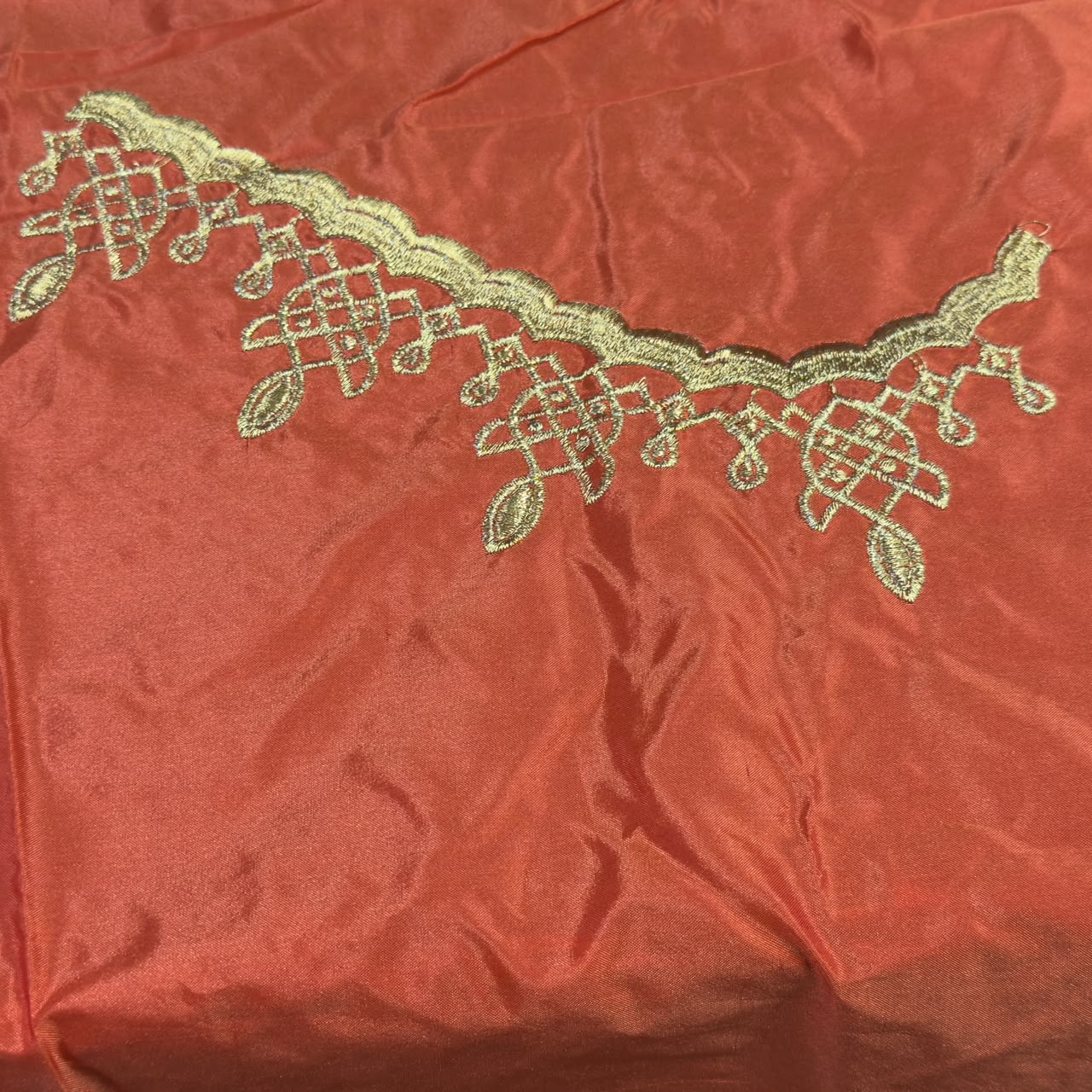 Embroidery Blouse Fabric – Designer Half Pattu Blouse Material (1.25 Meter) emb01