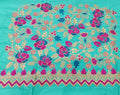 Embroidery Blouse Fabric – Designer Half Pattu Blouse Material (1.25 Meter)