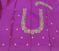 Embroidery Blouse Fabric – Designer Half Pattu Blouse Material (1.25 Meter)