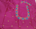 Embroidery Blouse Fabric – Designer Half Pattu Blouse Material (1.25 Meter)