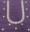 Embroidery Blouse Fabric – Designer Half Pattu Blouse Material (1.25 Meter)