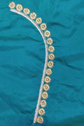 Embroidery Blouse Fabric – Designer Half Pattu Blouse Material (1.25 Meter)
