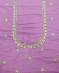 Embroidery Blouse Fabric – Designer Half Pattu Blouse Material (1.25 Meter)