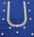 Embroidery Blouse Fabric – Designer Half Pattu Blouse Material (1.25 Meter)