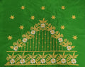 Embroidery Blouse Fabric – Designer Half Pattu Blouse Material (1.25 Meter)